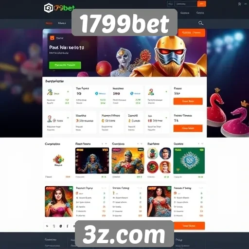 Interface do usuário do 1799bet é intuitiva